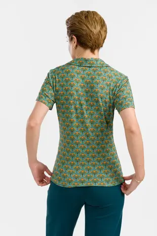 LaLamour LaLamour - suzy top short sleeve - blooming