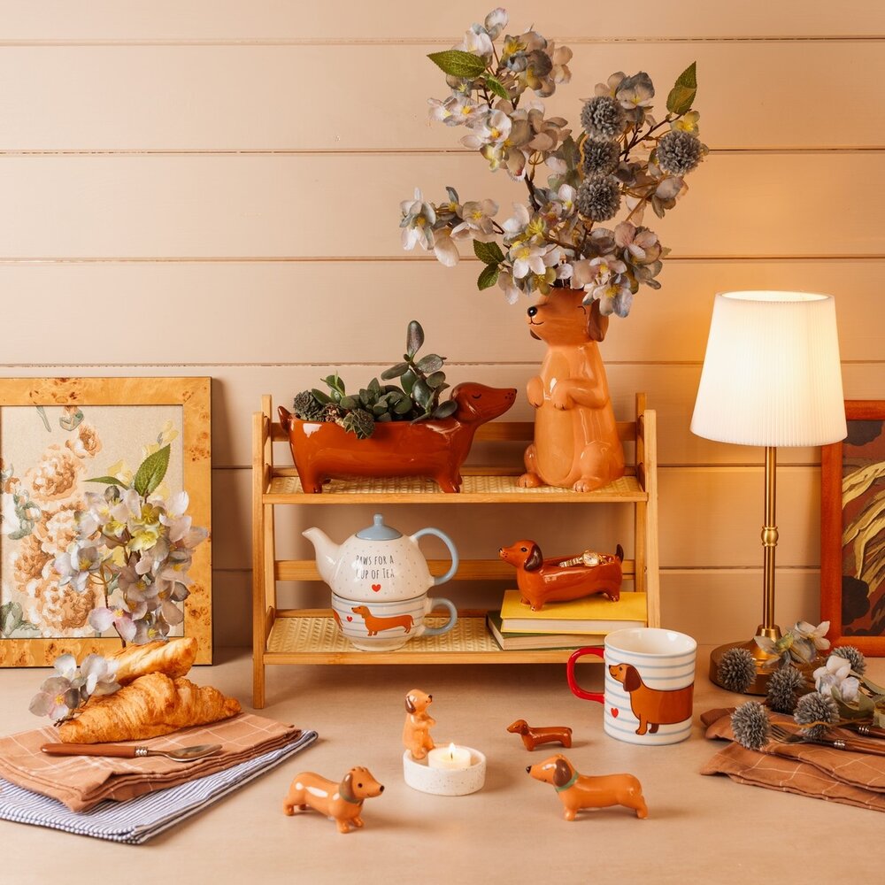 Sass & Belle Sass & belle - vaas - sausage dog