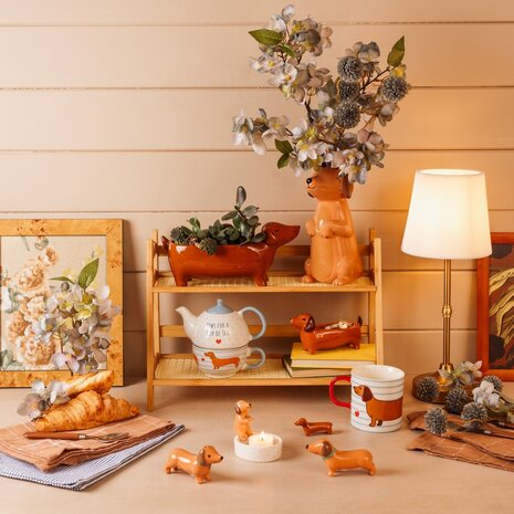 Sass & Belle Sass & belle - vaas - sausage dog