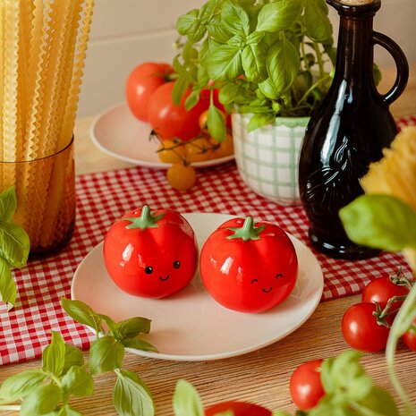 Sass & Belle Sass & belle - peper & zoutstel - tomato