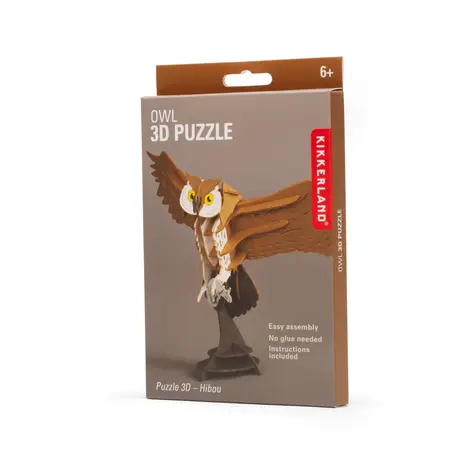 Kikkerland Kikkerland - 3d puzzel - uil