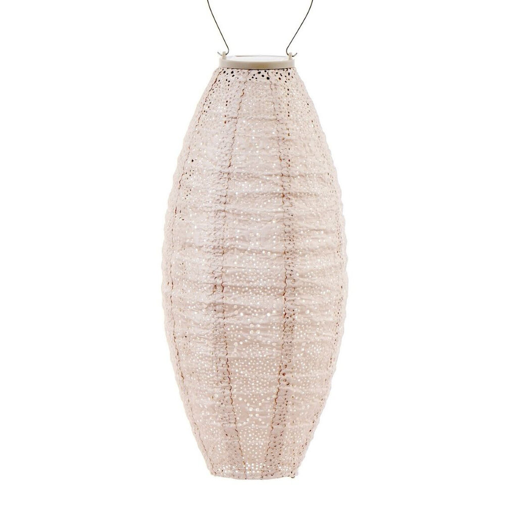 Lumiz Lumiz - solar lantaarn - long oval 20 - bazaar soft blush