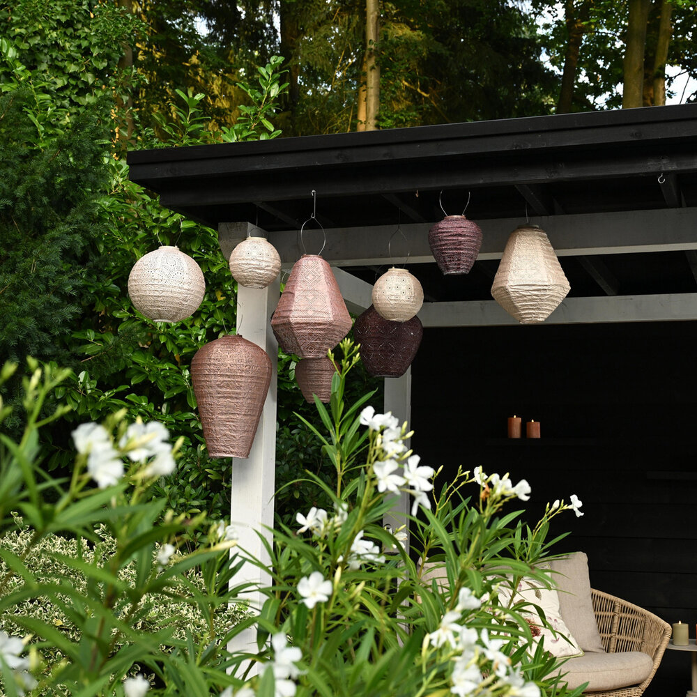 Lumiz Lumiz - solar lantaarn - long oval 20 - bazaar soft blush