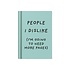 Ohh deer - notitieboek A7 - people i dislike