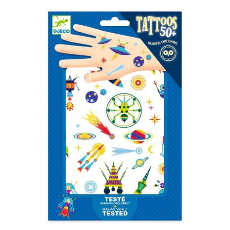 Djeco Djeco - tattoos - space oddity