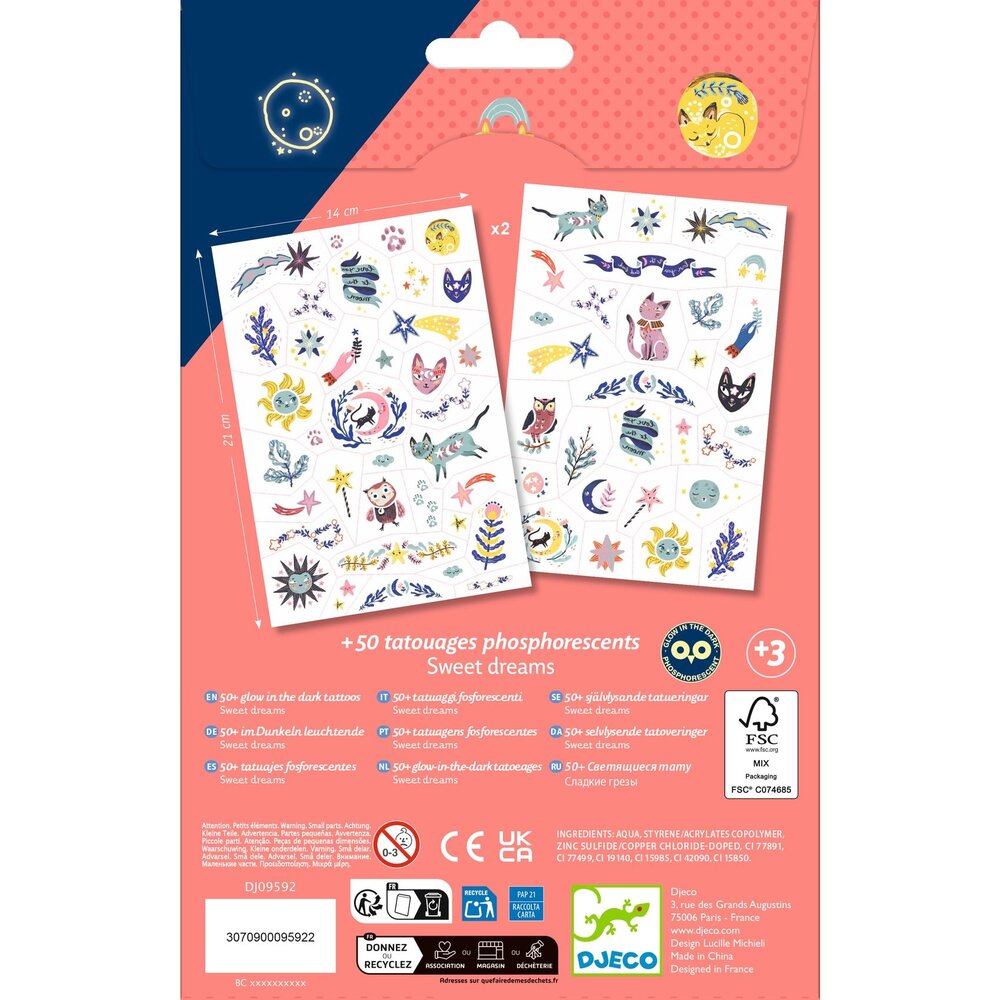 Djeco Djeco - tattoos - sweet dreams