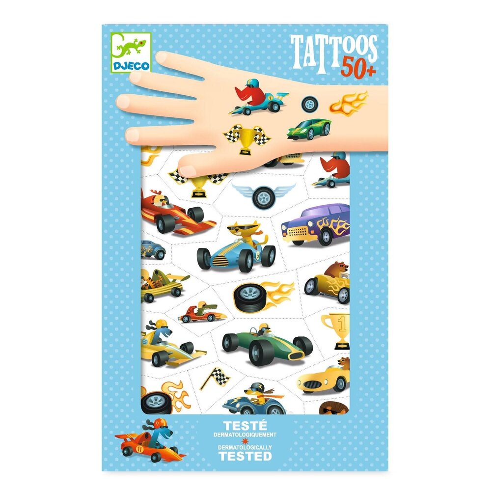 Djeco Djeco - tattoos - crazy motors
