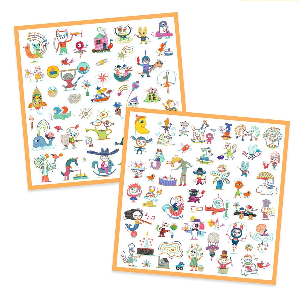 Djeco Djeco - stickers - krant
