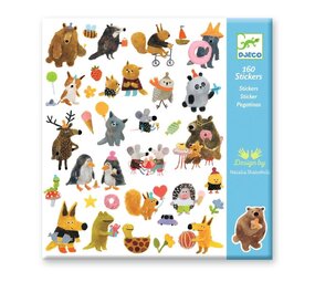 Djeco Djeco - stickers - fluffy friends