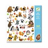 Djeco Djeco - stickers - fluffy friends