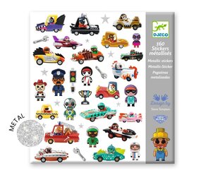 Djeco Djeco - stickers metallic - crazy motors