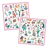Djeco Djeco - stickers metallic - glinsterende zeemeerminnen