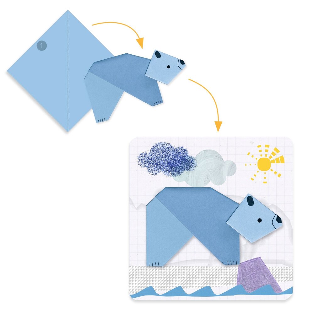 Djeco Djeco - origami - eerste vouwwerkjes