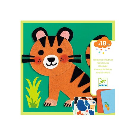 Djeco Djeco - vilt collage - zachte dieren