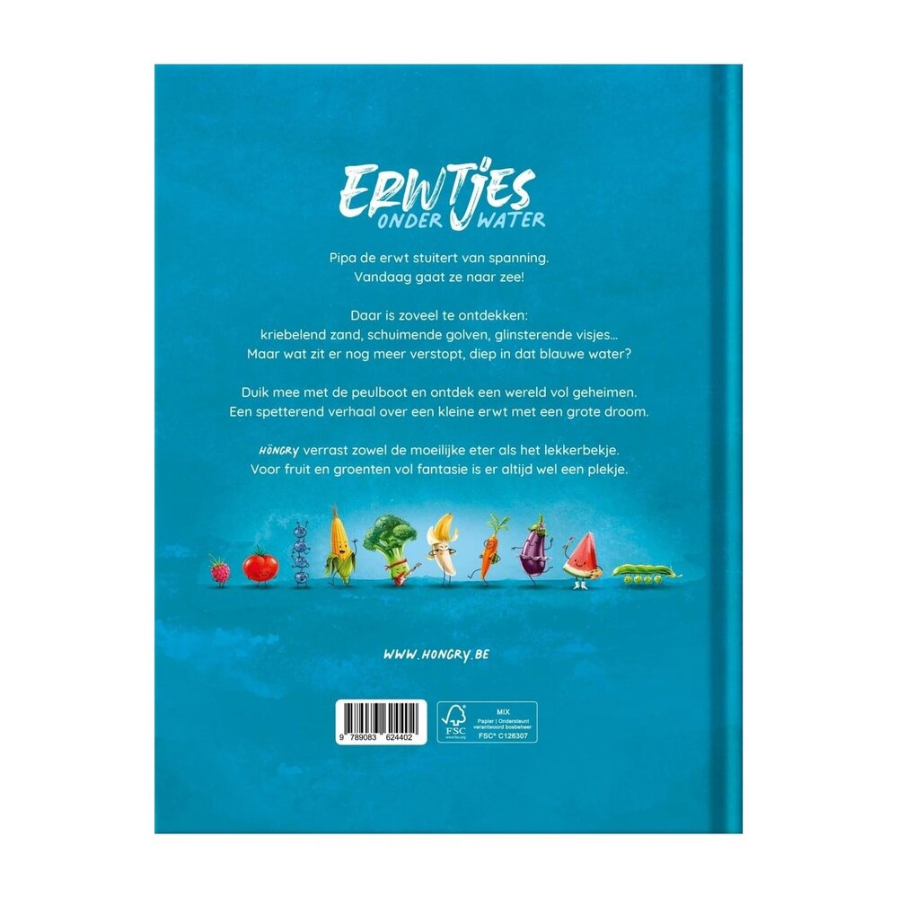 HÖNGRY Höngry - kinderboek - erwtjes onder water