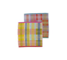 Foekje Fleur Foekje fleur - odds & ends - wild weave multi doekjes #126 (set van 2)