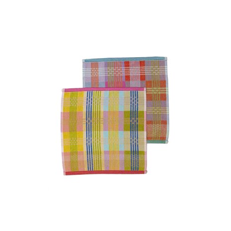 Foekje Fleur Foekje fleur - odds & ends - wild weave multi doekjes #126 (set van 2)