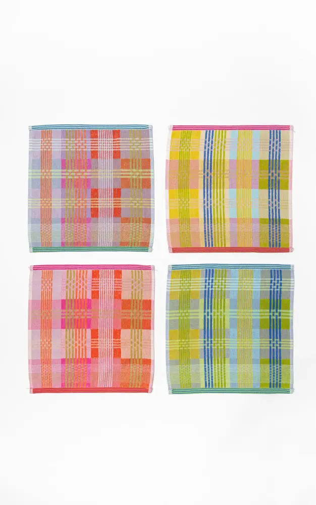 Foekje Fleur Foekje fleur - odds & ends - wild weave multi doekjes #126 (set van 2)