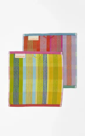 Foekje Fleur Foekje fleur - odds & ends - wild weave multi doekjes #126 (set van 2)