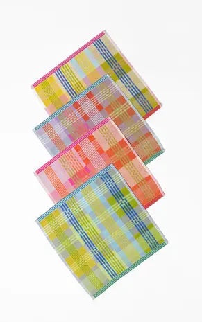 Foekje Fleur Foekje fleur - odds & ends - wild weave multi doekjes #126 (set van 2)