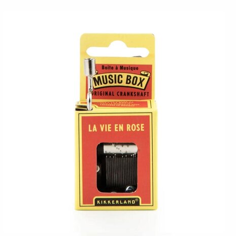 Kikkerland Kikkerland - muziekdoosje - la vie en rose Kikkerland Kikkerland - muziekdoosje - la vie en rose