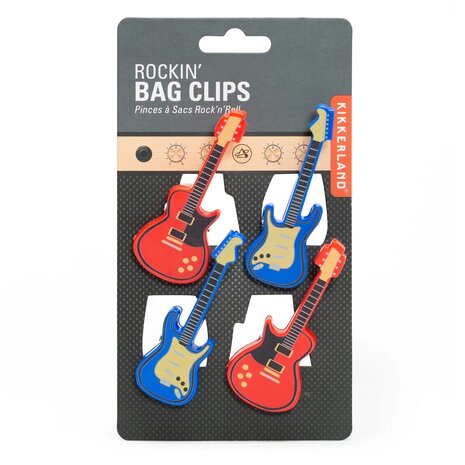 Kikkerland Kikkerland - clips - gitaar (set van 4) Kikkerland Kikkerland - clips - gitaar (set van 4)