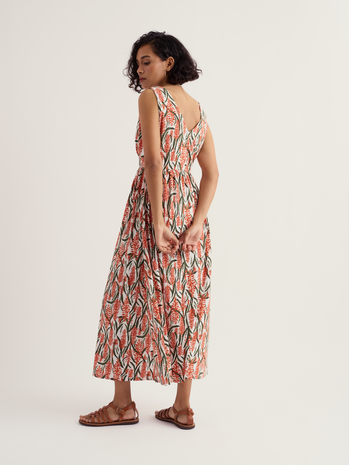 Seasalt Seasalt - polmanter dress - red hot poker chalk