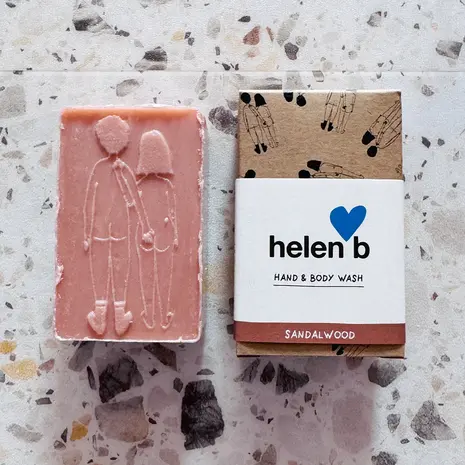Helen b Helen b - hand & bodywash bar - sandalwood