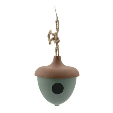 Point Virgule Point Virgule - bamboevezel vogelhuisje (eikel) - lichtgroen