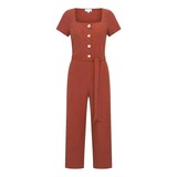 Very Cherry Very Cherry - birgit jumpsuit - terracotta linen
