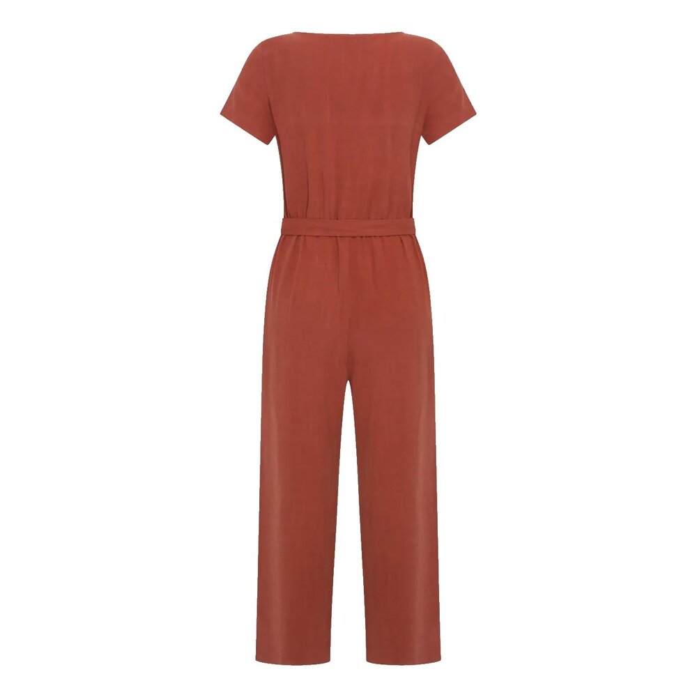 Very Cherry Very Cherry - birgit jumpsuit - terracotta linen