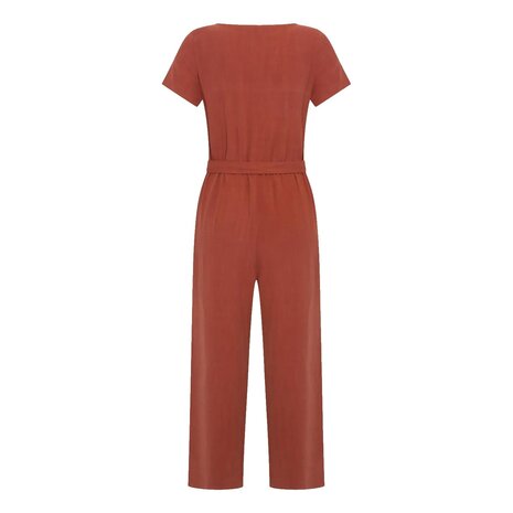 Very Cherry Very Cherry - birgit jumpsuit - terracotta linen