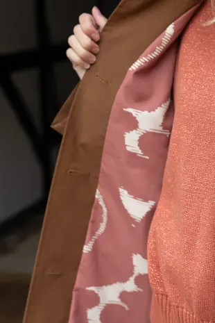 Danefae Danefae - daneladylike midseason jacket - brown