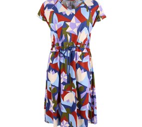 Danefae Danefae - danouioui slub ss dress - dark blue geofleur