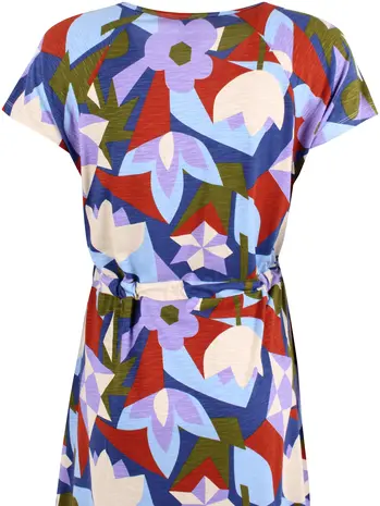 Danefae Danefae - danouioui slub ss dress - dark blue geofleur