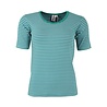 Danefae Danefae - danerolemodel ribbing tee - cold sky/teal lake