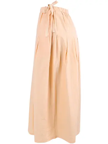 Danefae Danefae - daneminna smooth poplin skirt - nougat