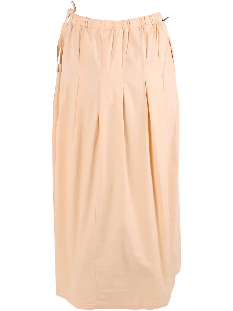 Danefae Danefae - daneminna smooth poplin skirt - nougat