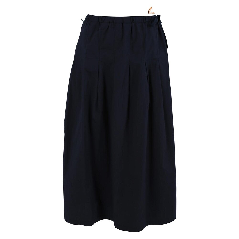 Danefae Danefae - daneminna smooth poplin skirt - dark navy
