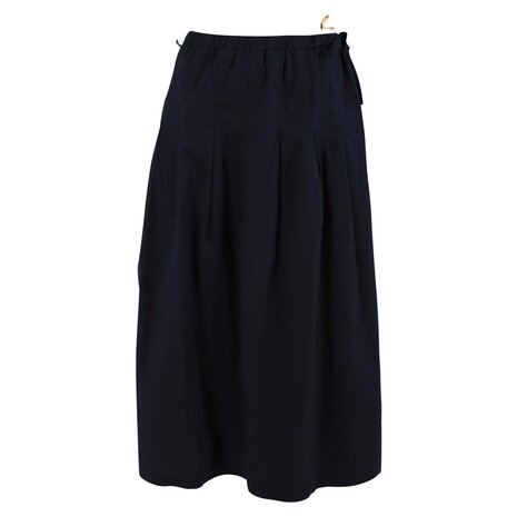 Danefae Danefae - daneminna smooth poplin skirt - dark navy