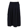 Danefae Danefae - daneminna smooth poplin skirt - dark navy