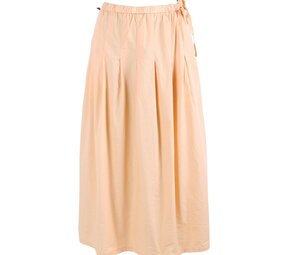 Danefae Danefae - daneminna smooth poplin skirt - nougat
