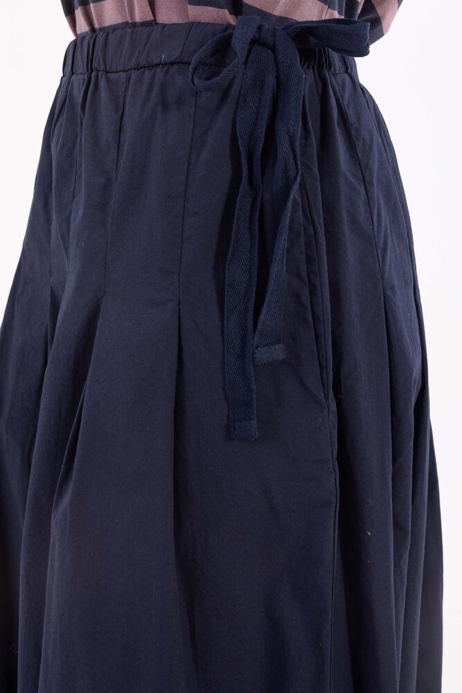 Danefae Danefae - daneminna smooth poplin skirt - dark navy