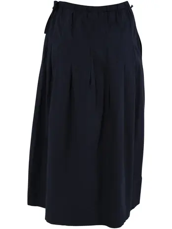 Danefae Danefae - daneminna smooth poplin skirt - dark navy