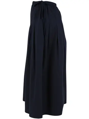 Danefae Danefae - daneminna smooth poplin skirt - dark navy