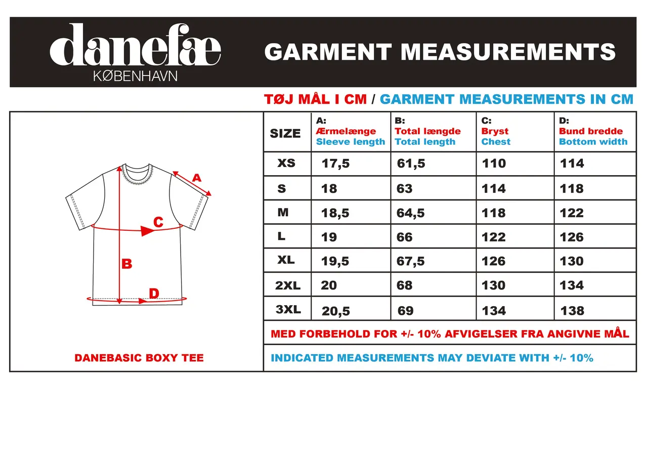 Danefae Danefae - danebasic boxy tee - nougat