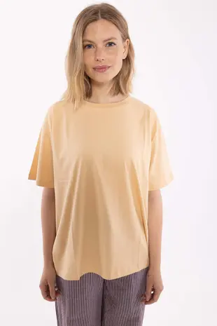 Danefae Danefae - danebasic boxy tee - nougat
