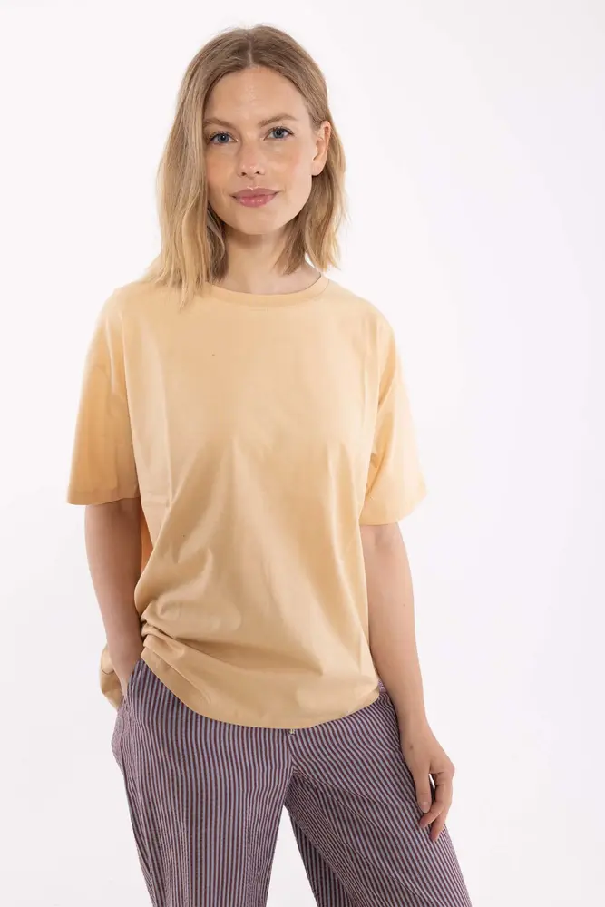 Danefae Danefae - danebasic boxy tee - nougat