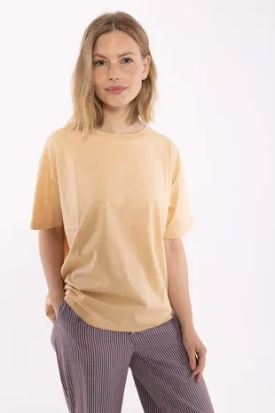 Danefae Danefae - danebasic boxy tee - nougat