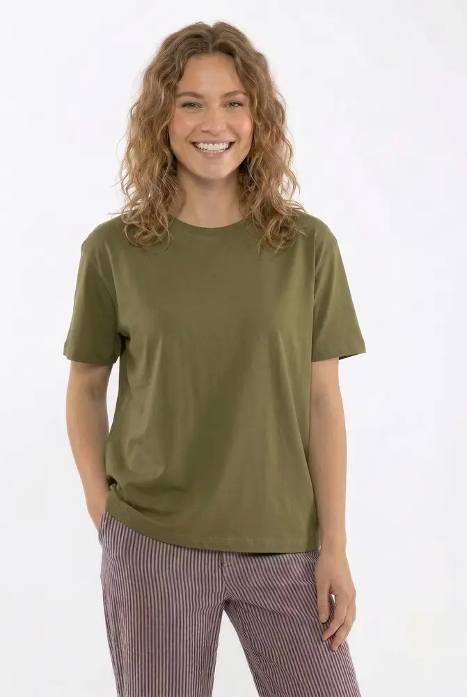 Danefae Danefae - danebasic boxy tee - olive